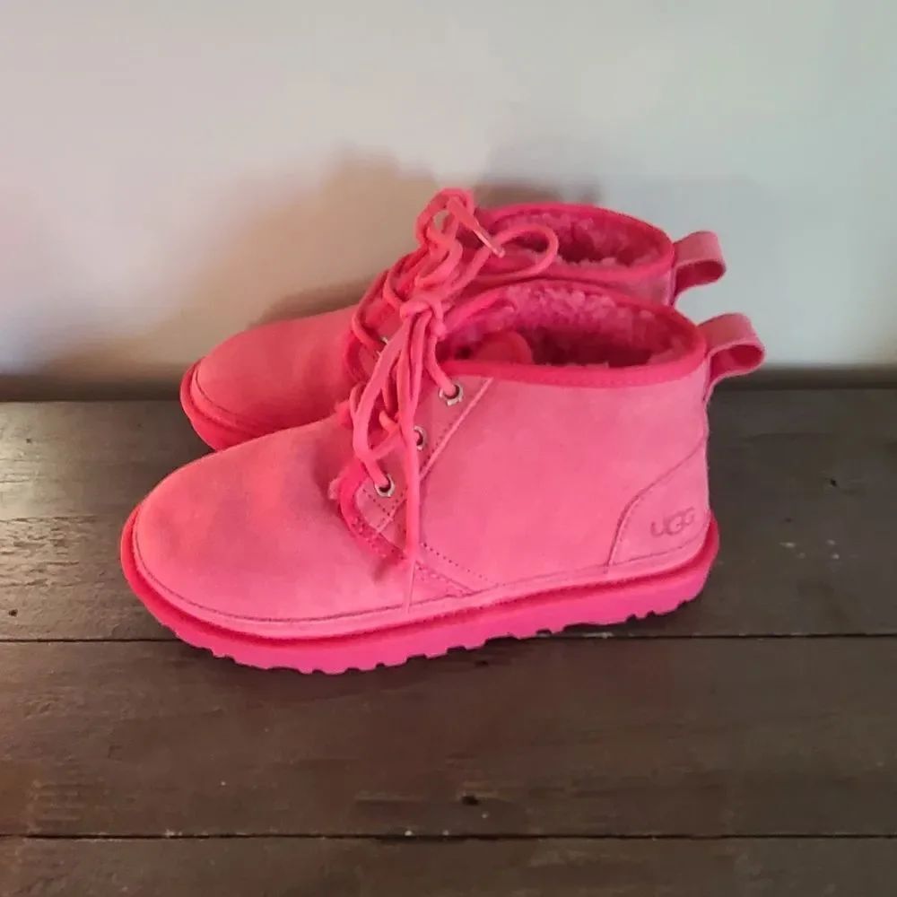 Ugg Neumel Pink Boots Shoes 1094269 Women's 6 NEW - Picture 4 of 8